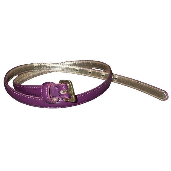 Studio 54 Vegan Leather Skinny Belt - Picture 6 of 10